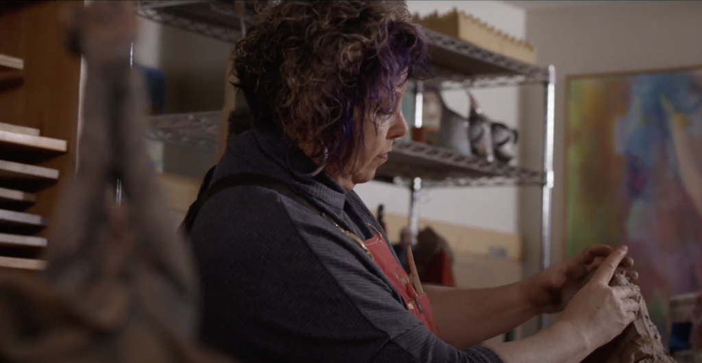 Elaine Brewer-White, a ceramics artists in Fort Langley