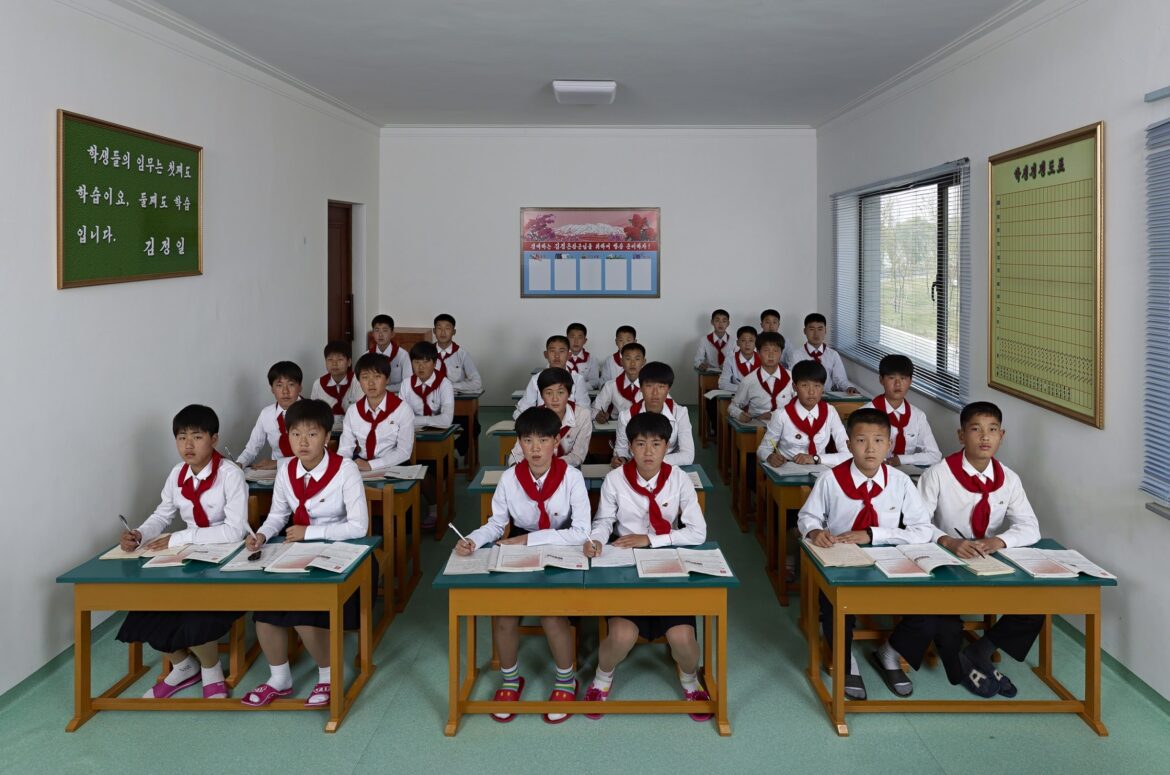 1-4-Wang-Guofeng-North-Korea-2014-English-class-at-Pyongyang-International-Football-School-Photography-2014-271x180cm-Courtesy-of-Artist-scaled-e1674085570657-2400×1589-min April Arts and Culture Events