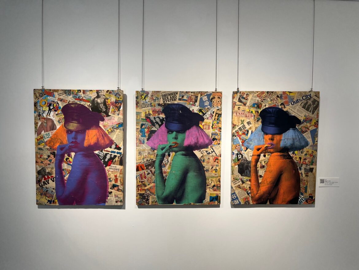 IMG_7170 Deconstructing Mass Media via Collage, with “POP ODY$$EY”