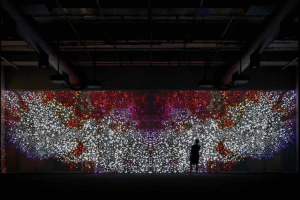 Photo Credit: Daniel Boyd, History is Made at Night, installation view, 2013. Photo: Zan Wimberley. Courtesy of the artist, Carriageworks, and Roslyn Oxley 9 Gallery, Sydney.