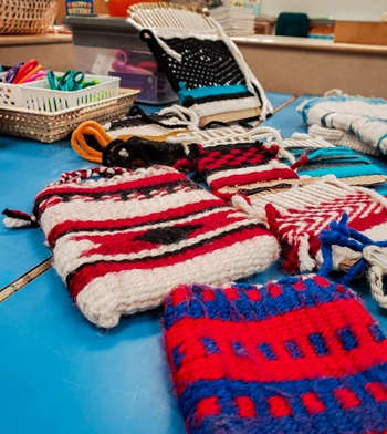 Weave a Small Coast Salish Wool Bag