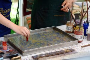 Try it! Ebru: Paint Marbling on Paper