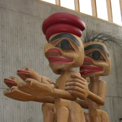 Photo: sfu.ca | 'Totem Poles' | Artist: James Hart