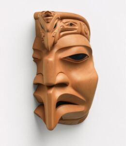 Image credit: audainartmuseum.com | Dempsey Bob, Northern Eagles Transformation Mask, 2011. Audain Art Museum Collection. Gift of Michael Audain and Yoshiko Karasawa.