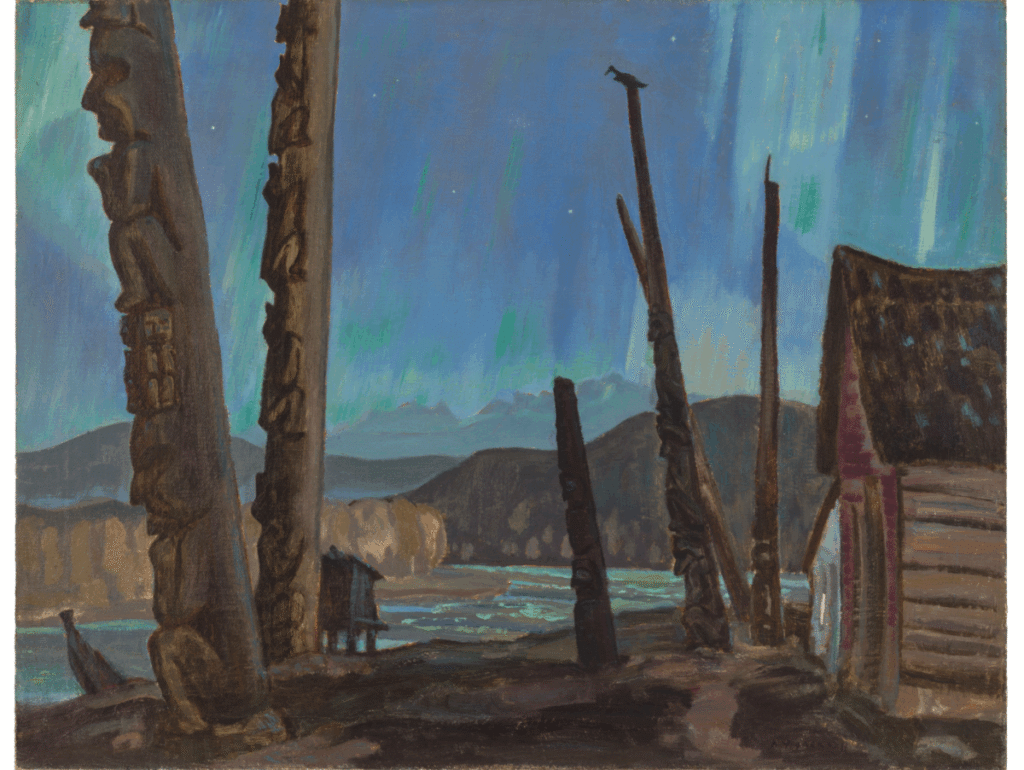 Alexander Young (A.Y.) Jackson, Night on the Skeena River, 1927. Audain Art Museum Collection. Purchased with funds from Michael Audain and Yoshiko Karasawa
