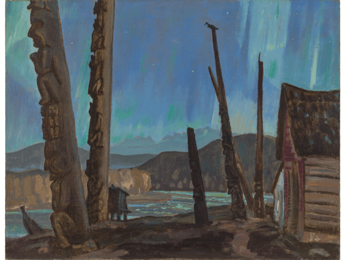 Alexander Young (A.Y.) Jackson, Night on the Skeena River, 1927. Audain Art Museum Collection. Purchased with funds from Michael Audain and Yoshiko Karasawa
