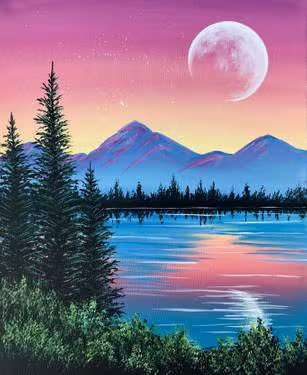Paint Nite: Peaceful Pine Lake